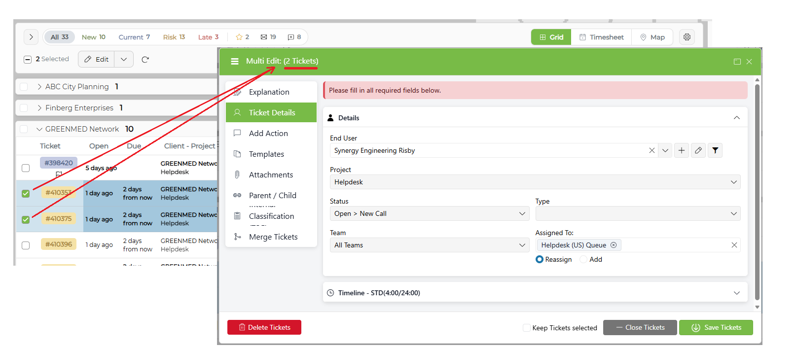 Product Features Multi-Edit